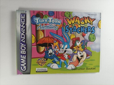 Tiny Toon Adventures Wacky Stackers GameBoy Advance nur Spielanleitung #736