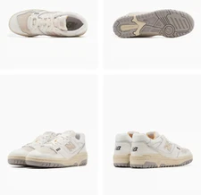 New Balance 550 Perforated Perforée Cuir Maille Baskets Chaussures de Sport 42,5