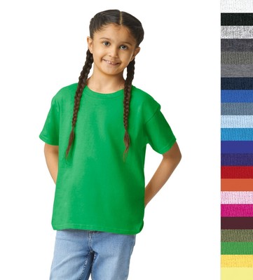 Gildan Kinder T-Shirt Baumwolle Deluxe Softstyle Kids Ring Spun T 64000B NEU