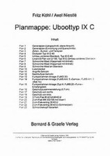 Köhl Niestlé Planmappe: Uboottyp IX C Planrolle Modellbau Marine Weltkrieg WW2