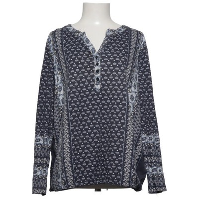AproductZ, Bluse, Größe: 50, Blau/Mehrfarbig, Baumwolle, Paisley, Damen #OP5