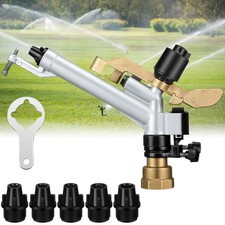 1-12 Agriculture Farm Irrigation Sprinkler Spray Gun Head 360 Adj-free Ship