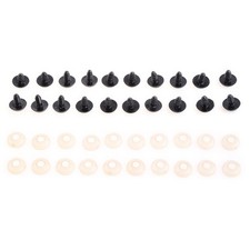 20pcs 6-20mm Black Plastic Safety Eyes For Teddy Bear/Dolls/Toy Animal/Felting