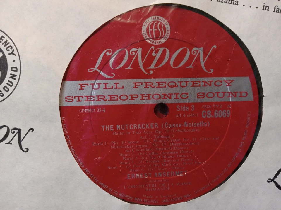 Ansermet, Tchaikovsky- CASSE NOISETTE The Nutcracker Op 71, London BLUEBACK 2xLP - Image 4 of 4