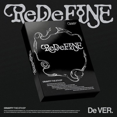 CRAVITY [REDEFINE] 8th Mini Album DE Ver./CD-R+Buch+2 Karte+Foto+Poster OFFICIAL