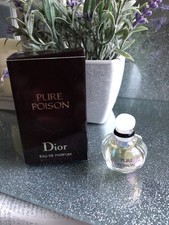 Christian Dior Pure Poison 5ml EDP  Perfume Miniature Rare boxes collectors 