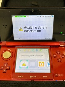Nintendo 3DS CTR-001(USA) Red Handheld Console 3DS W/Case + 2 Games FREE SHIP📦