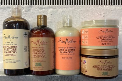 Shea Moisture Shampoo 384ml 473ml 768ml Haarmaske 340g Curl Enhancing Mask 326ml