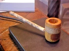 1889 Reunion UCV United Confederate Veteran Wood Pipe From Chickamauga Ga Tree