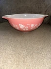 Vintage Pyrex Glass Cinderella Bowl Pink Gooseberry 444 Large Mixing MINT