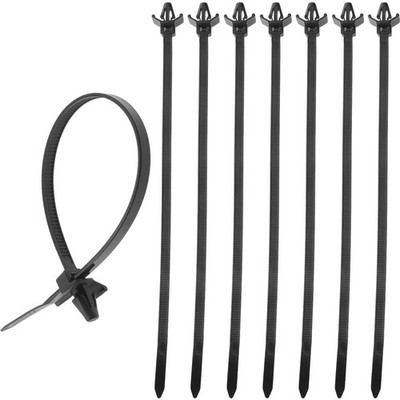 100pcs Push Mount Winged Chassis Cable Ties for Homehold Construction Industr...
