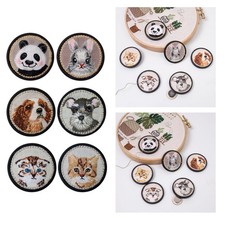 2x Nadelhalter Nadel Nanny Nähzubehör Holz Geschenk Cartoon Nadelhalter Pin