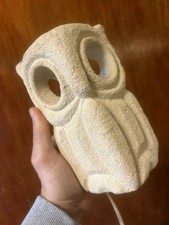 Albert Tormos Lampe Chouette Hiboux Pierre Vintage Design Ancien