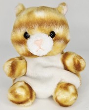 Aurora Palm Pals 5" Meow Orange Tabby Kitty Plush-Pellets Make It Sit Upright 