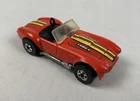 Vintage Hot Wheels 1982 Shelby Cobra Convertible Red Diecast Car 1:64