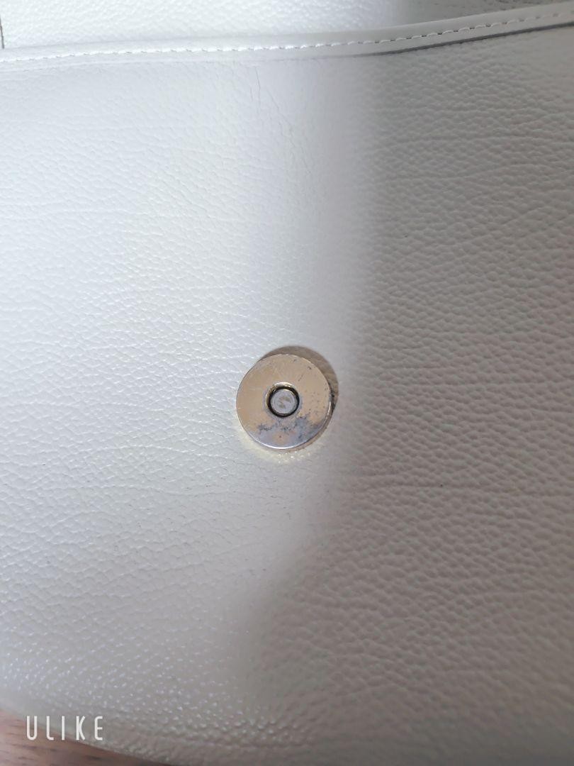 Borsa a tracolla Yves Saint Laurent YSL Cassandra pelle beige autentica F0803159