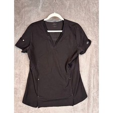 Genuine Dickies Women's Stretch Twill V-Neck Rib Knit Trim Scrub Top Size Medium