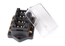12V/24V KFZ LKW Auto Boot Sicherungshalter Sicherungsdose Sicherungskasten 4fach 12V/24V KFZ LKW Auto Boot Sicherungshalter Sicherungsdose Sicherungskasten 4fach