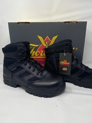 Thorogood 804-6190 Deuce Waterproof 6  Safety Toe, Full-Grain Leather, Black