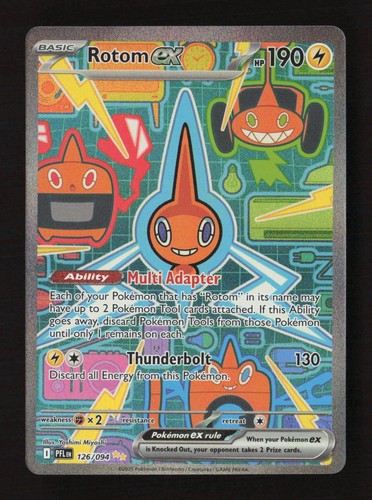 Rotom ex 126/094 Phantasmal Flames SIR Pokemon TCG Holofoil NM