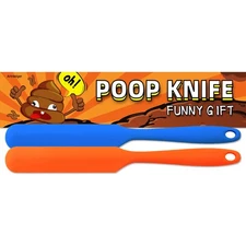 2 Pack Poop Knife, Silicone Poop Cutter Knife Prank Practical Joke Toys Funny...