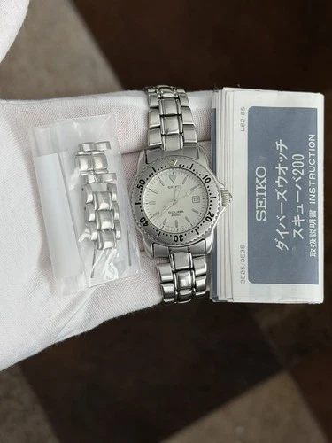 Rare Vintage Seiko Scuba 3E25-2000 Ladies Diver Sports Watch JDM 1990s