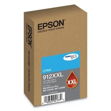 Epson T912XXL DURABrite Pro Extra-High-Capacity Cyan Ink Cartridge T912XXL220 