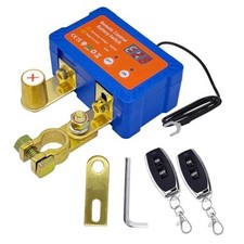 Remote Battery Disconnect Switch 12V W/Voltmeter, 140A 140A Top Post Pos