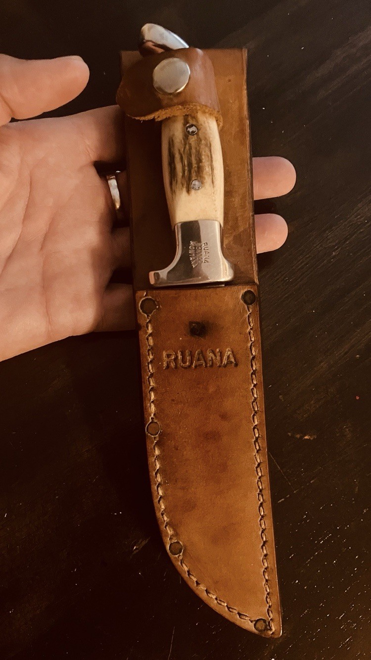 Vintage Ruana Bonner Montana Made Knife
