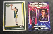 2025 Panini Donruss WNBA 2-Card Lot Nika Mühl Seattle Storm Tunnel Vision