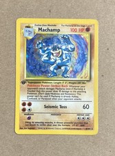 Pokemon Machamp 1999 Set Base 1° Edizione Holo Card 8/102