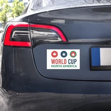 Worlc cup soccer north america 2026 Car magnets