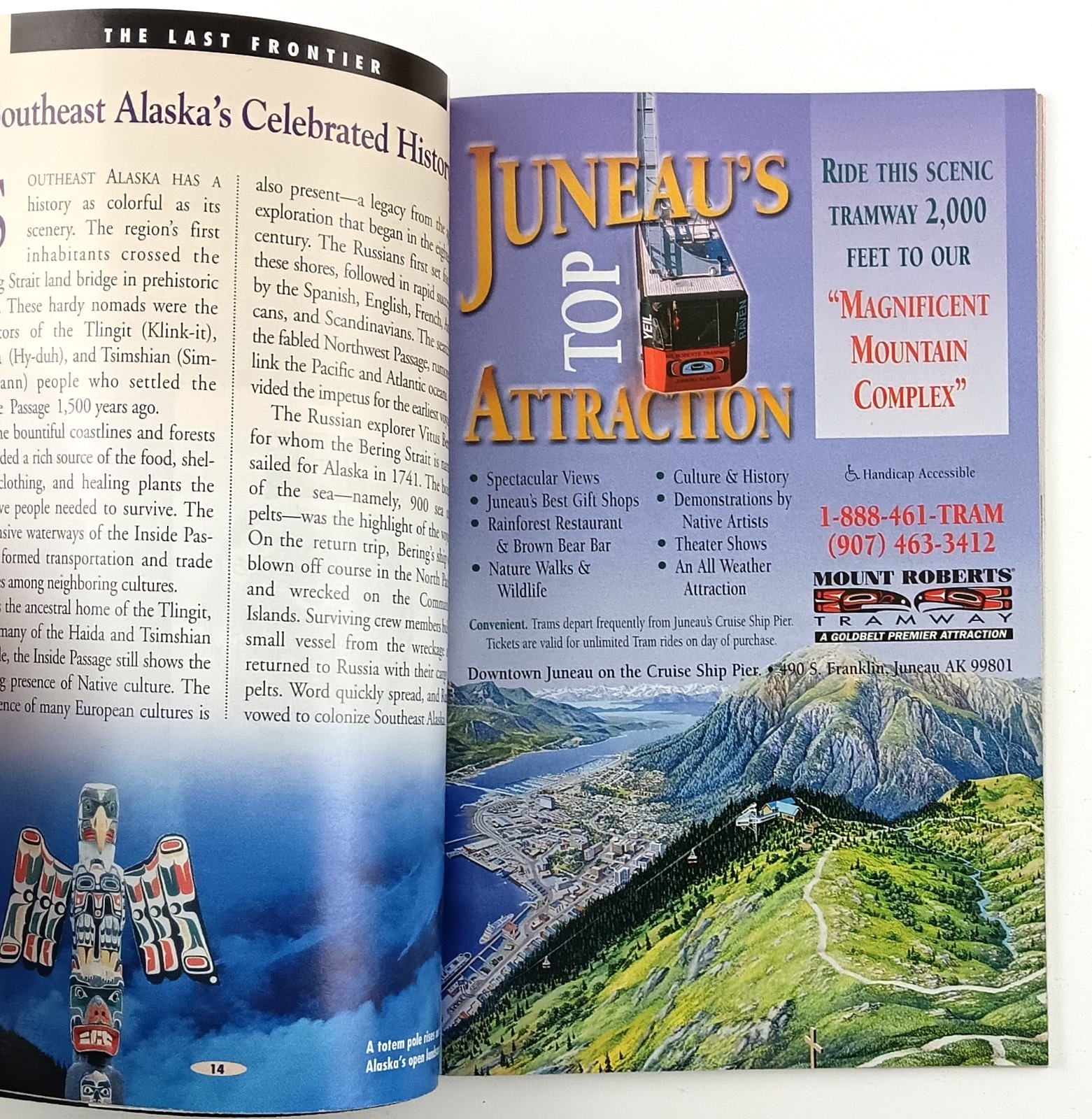 Sitka Sign 1999 Destination Alaska Visitor's Guide Sitka Juneau Anchorage Seward ...