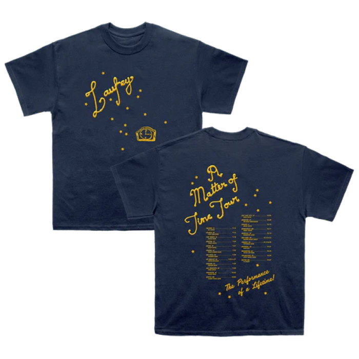 2 Sides Laufey A Matter of Time Tour Tee Navy Shirt S-5XL HRL899