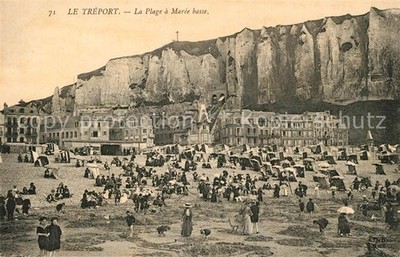 Le Treport La Plage a Maree basse