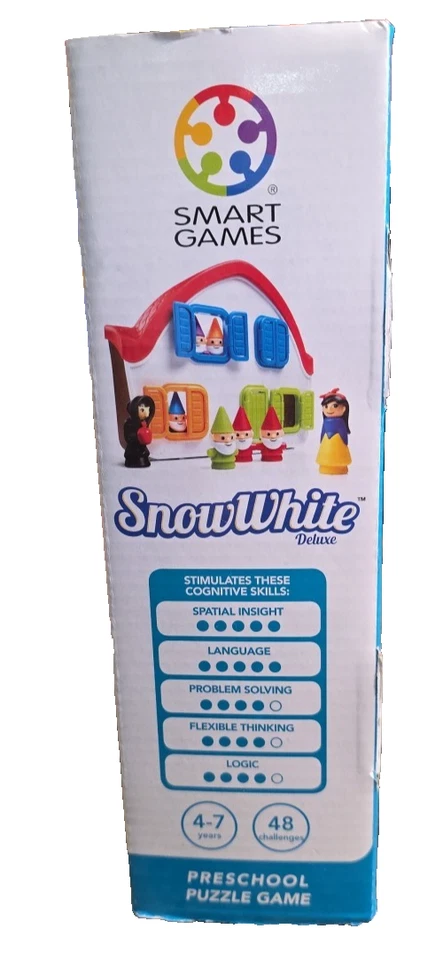 Snow White Deluxe Puzzle Game Smart Games 4-7 years 1 player 48 challenges NIB - Image 3 of 4