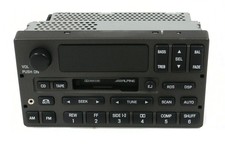 Lincoln 2001-02 Town Car Am Fm Cassette Radio W Aux Upgrade 2w1t-18c870-aa Lincoln 2001-02 Town Car Am Fm Cassette Radio W Aux Upgrade 2w1t-18c870-aa