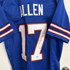 Josh Allen Buffalo Bills signed autographed football jersey GA COA
