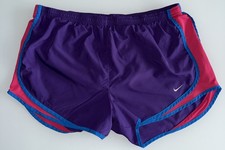 Women  s Large Nike Running 3  Inseam Shorts Dri-Fit Purple Workout Shorts Gym