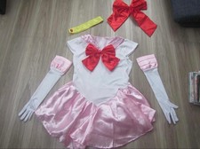 Sailor Moon Cosplay Costume Pink M Size Used Like Japan