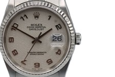 Rolex Datejust 16234 Steel & White Gold Vintage c.1991 Box & Papers & Warranty