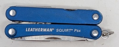 Leatherman SQUIRT PS4 Multi-Tool With Pliers Scissors Knife Blue