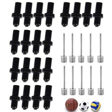 30 Pack Basketball Pump Needles Inflation Needle Adapter Inflating Valve Nozz...