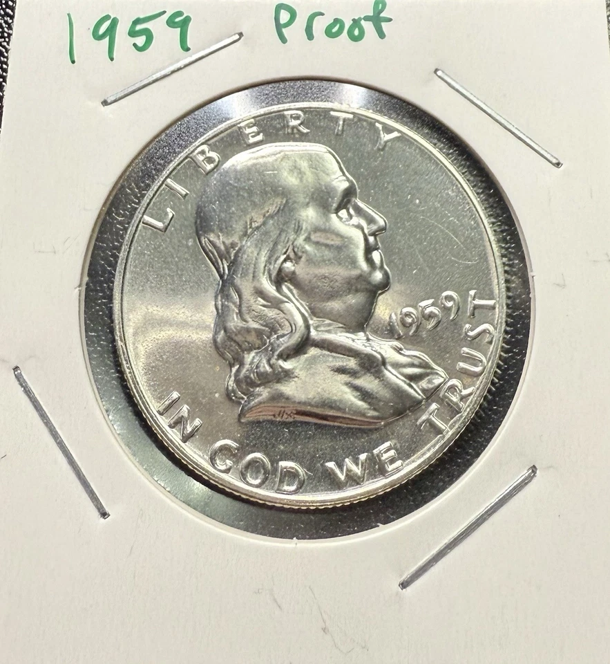 1959 Proof Franklin Half DCAM - Image 3 of 4