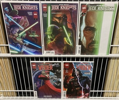 Star Wars Jedi Knights #1-3 & Legacy Of Vader #1&2 NM Lot Of 5 (1st Atha Prime)