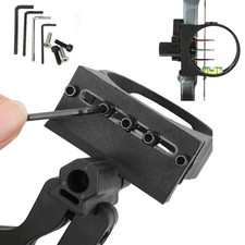 3Pin 029" Compound Bow Sight .Optical Fiber Adjustable Archery Bow Shooting Hunt