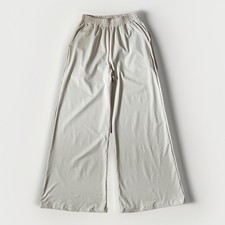 Shein Beige Wide Leg Trousers Size XS Stretch Comfort