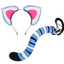 Tiger Costume Accessories Tiger Ears Headband and Tail Halloween Costume Cosp...