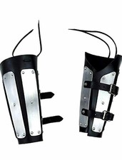 Medieval armor Splinted Plate Bracers and leather Costume SCA LARP