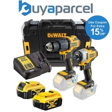 Dewalt DCK2062MP2 18v Brushless DCD709 Combi Drill DCF809 Impact Driver 4 + 5ah